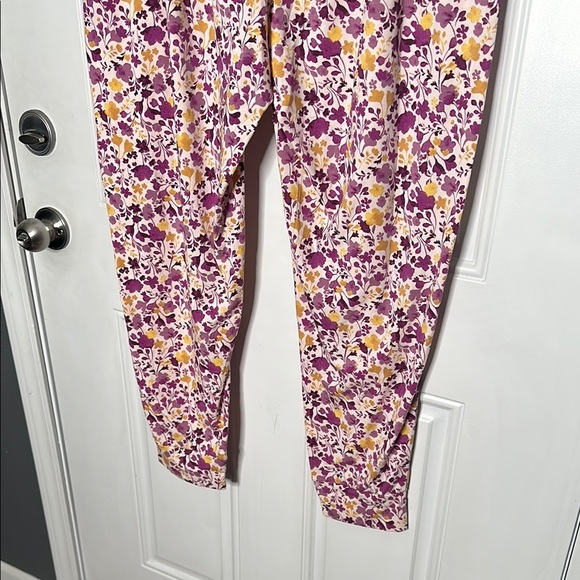 State of Day Women's XL Floral Pajama or Lounge Pants - Purple and Yellow - Picture 6 of 8